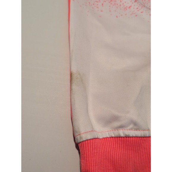 Vintage Encrypted Womens Pink Striped Color block Track Suit Size XL Drippin - Picture 12 of 16